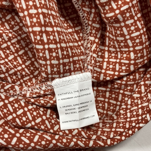 Faithfull The Brand Romper, Plunge V Neck & Back Keyhole, EUC - Picture 7 of 8